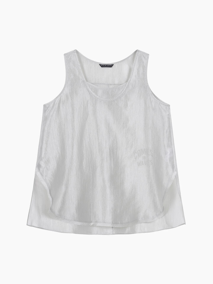 Light blue layered tank top - sisley k top - Light Blue | Sisley K image number 1